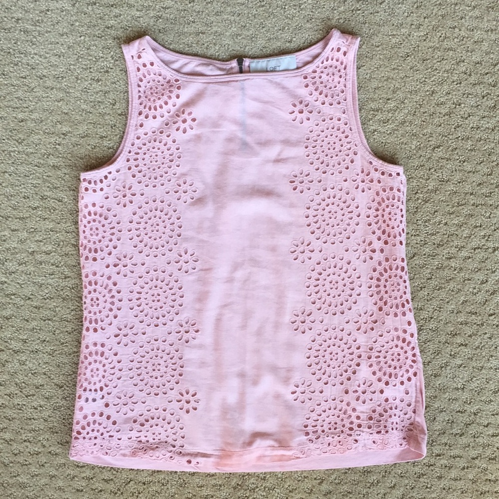 New Ann Taylor Loft Sleeveless Top Sm Soft Pink